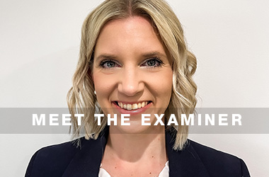 MEET THE EXAMINER